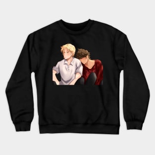 Ash/Eiji Banana Fish panel redraw (colored) Crewneck Sweatshirt